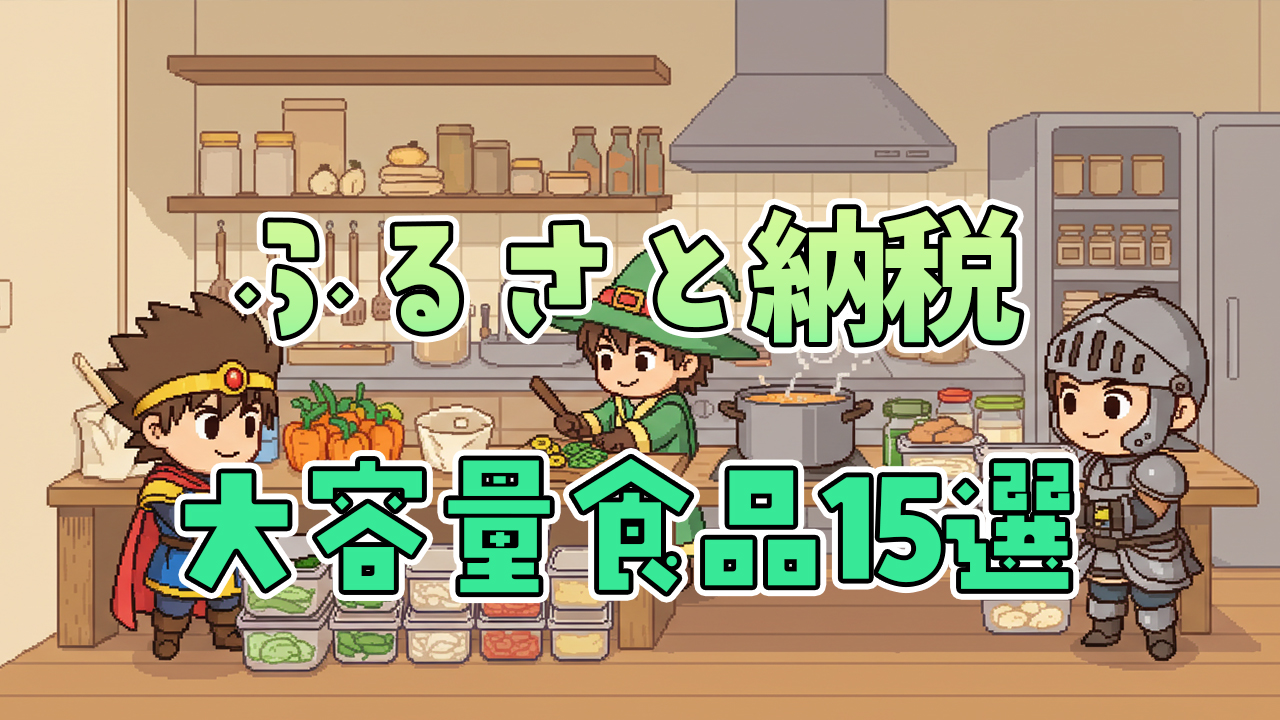 ふるさと納税大容量食品15選